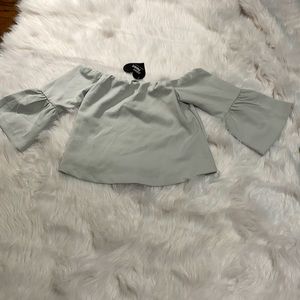 NWT Paper Heart Grey Top Size S